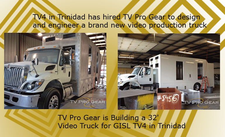 A brand new video production truck