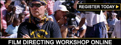 Register online today for the Film Directing Interactive Workshop Online with David K. Irving